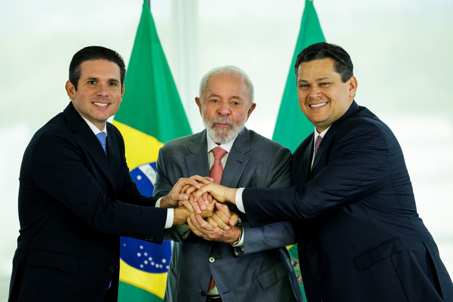 Hugo e Alcolumbre participam de audiência no STF sobre emendas parlamentares impositivas
