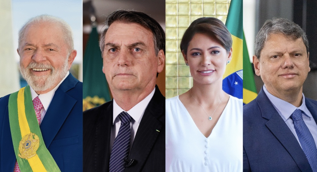 Pesquisa coloca Bolsonaro e Michelle à frente de Lula no 2º turno; confira números